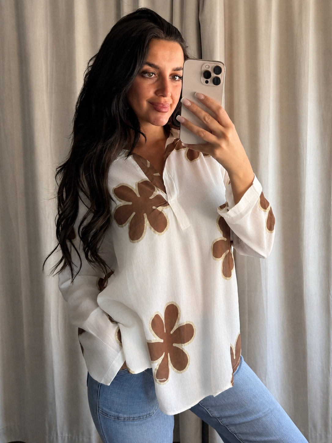 Cadence Blouse Chocolate