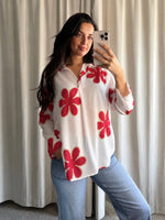 Cadence Blouse Red