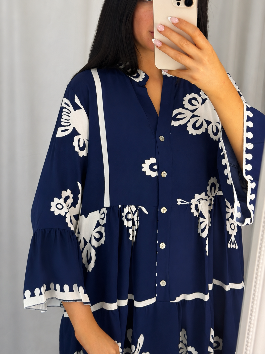 Victoria Dress Navy