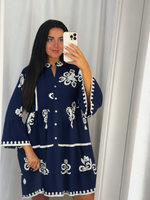Victoria Dress Navy