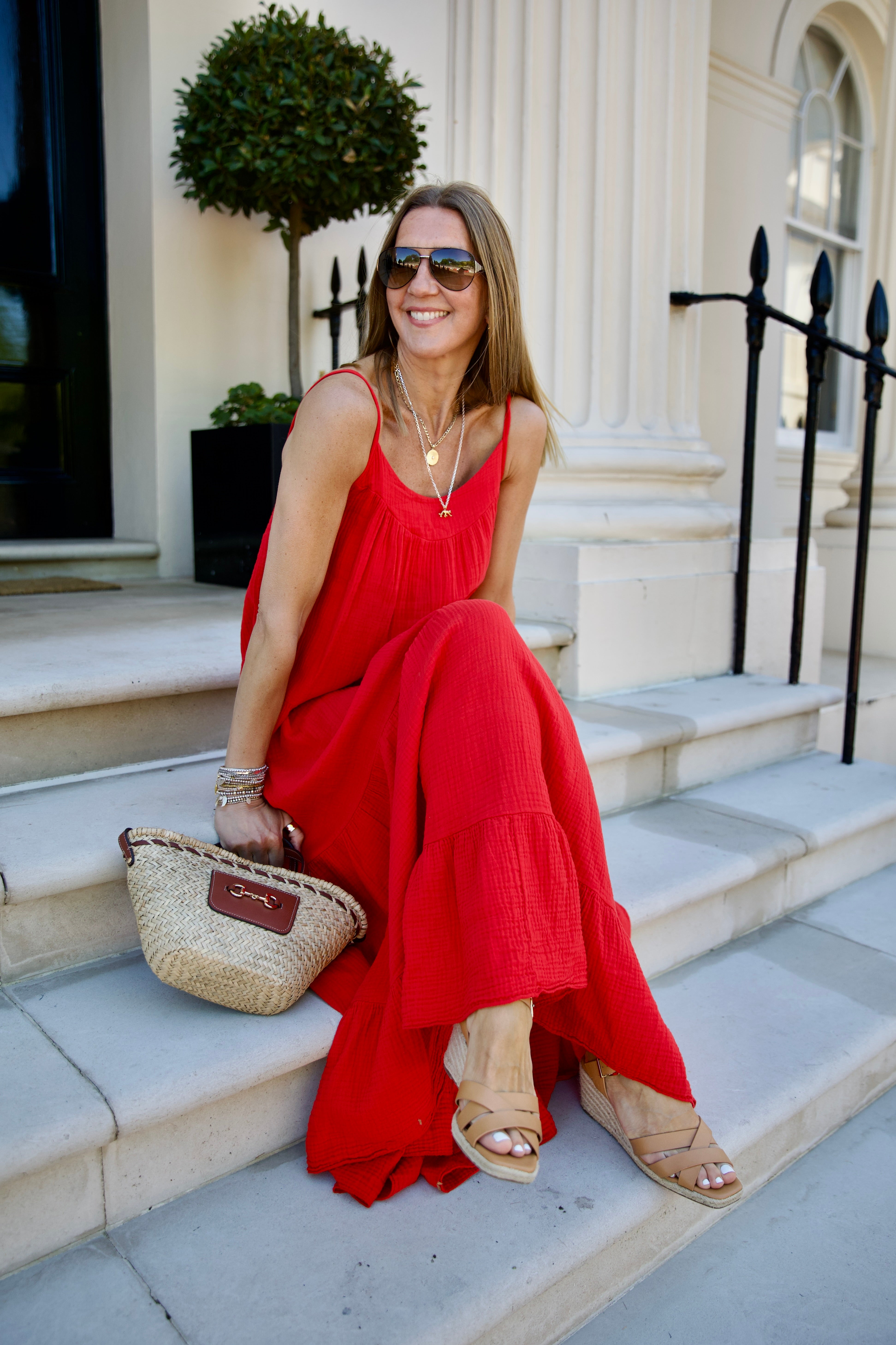 Paxos Dress Red