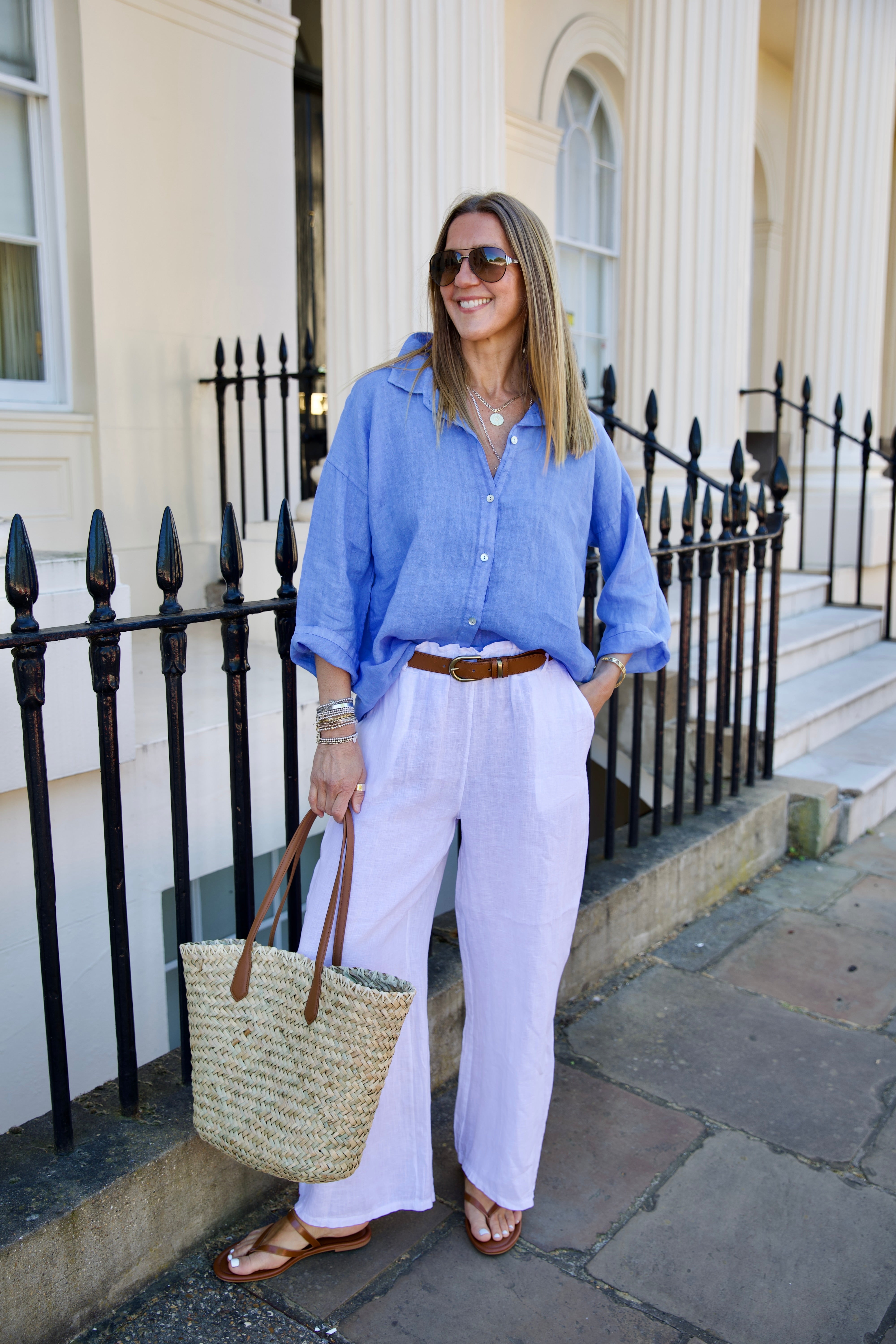 Loggos Blouse French Blue