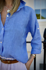 Loggos Blouse French Blue