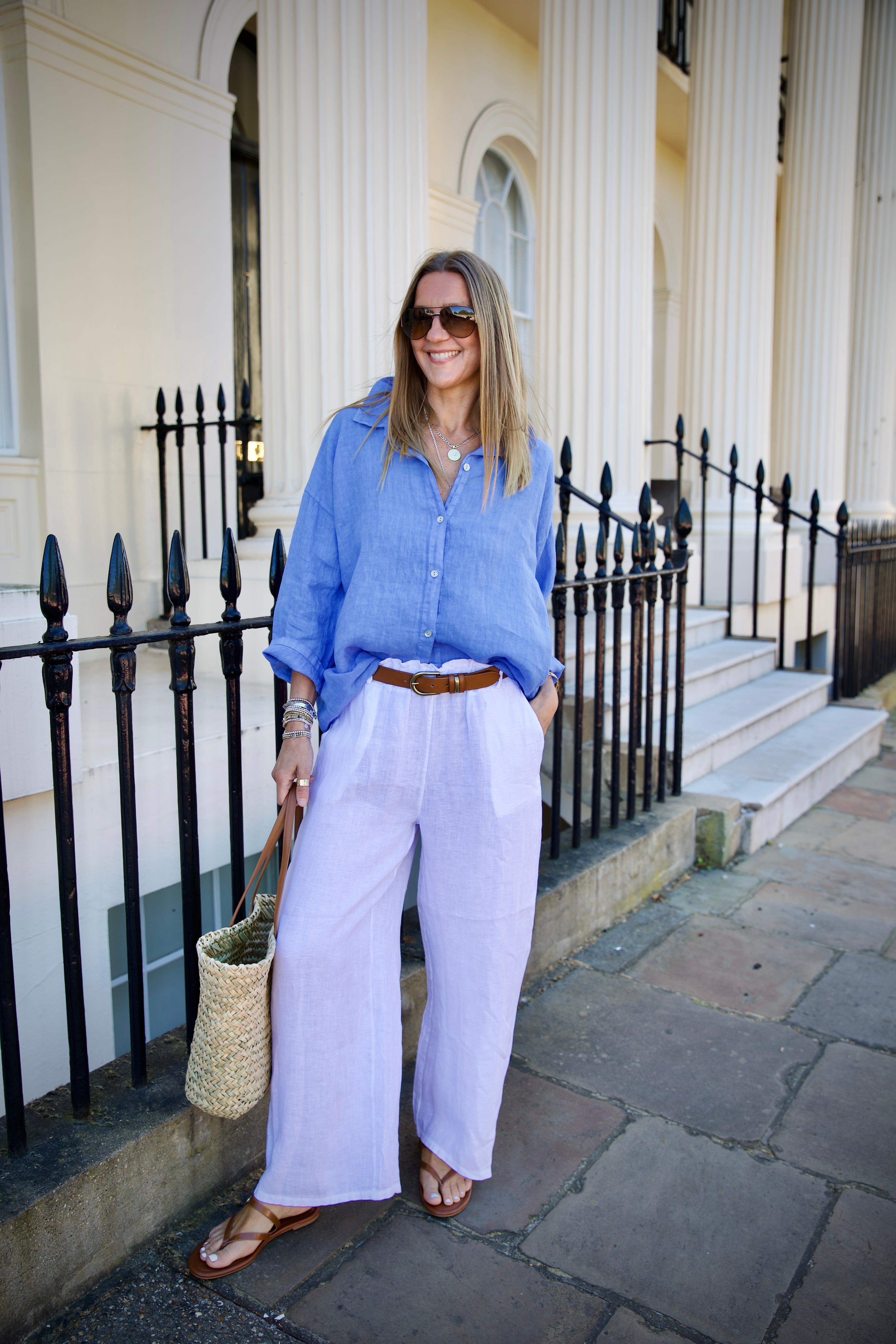 Loggos Blouse French Blue