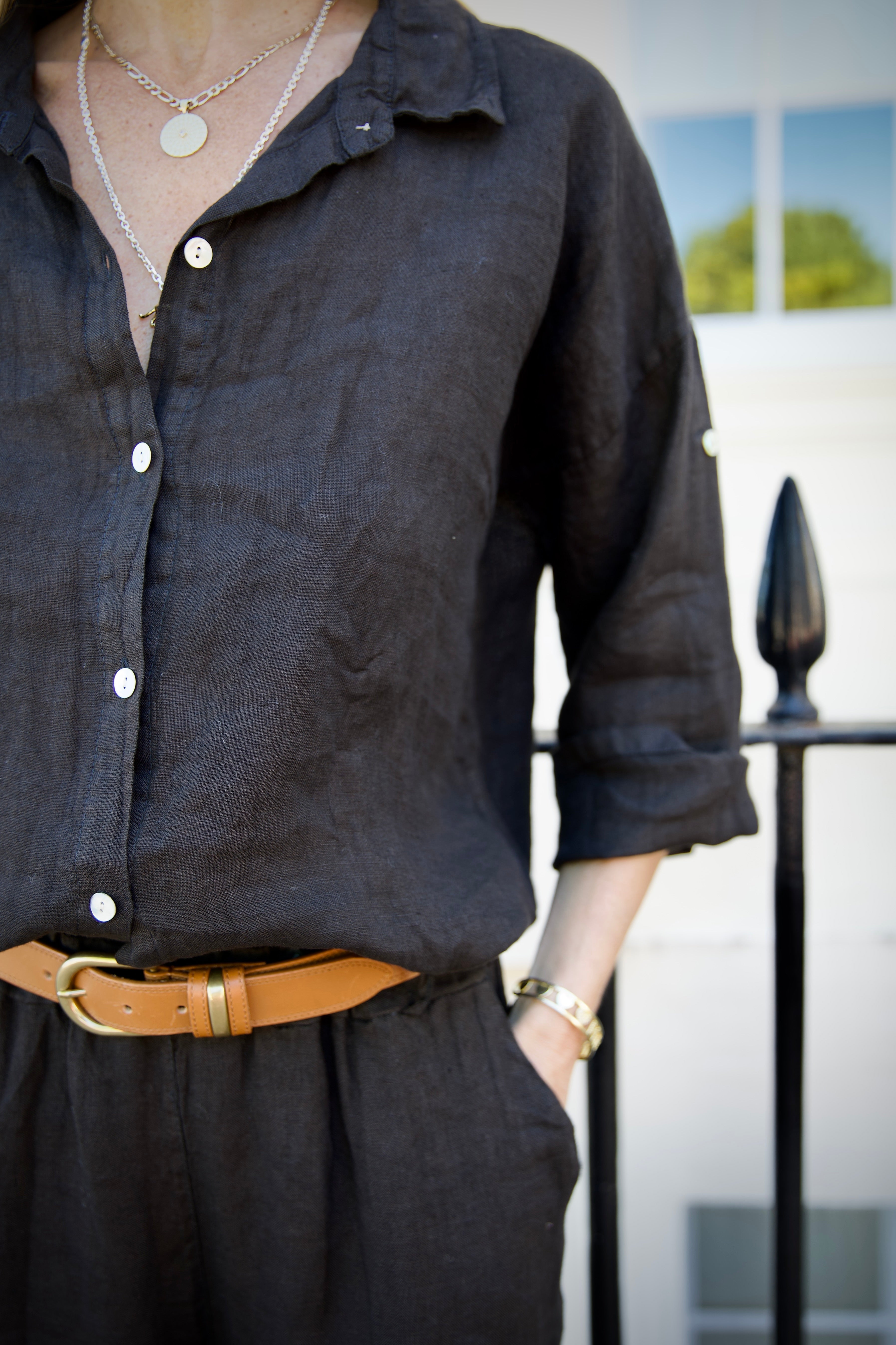 Loggos Blouse Black