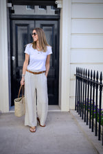 Lakka Linen Trouser Stone