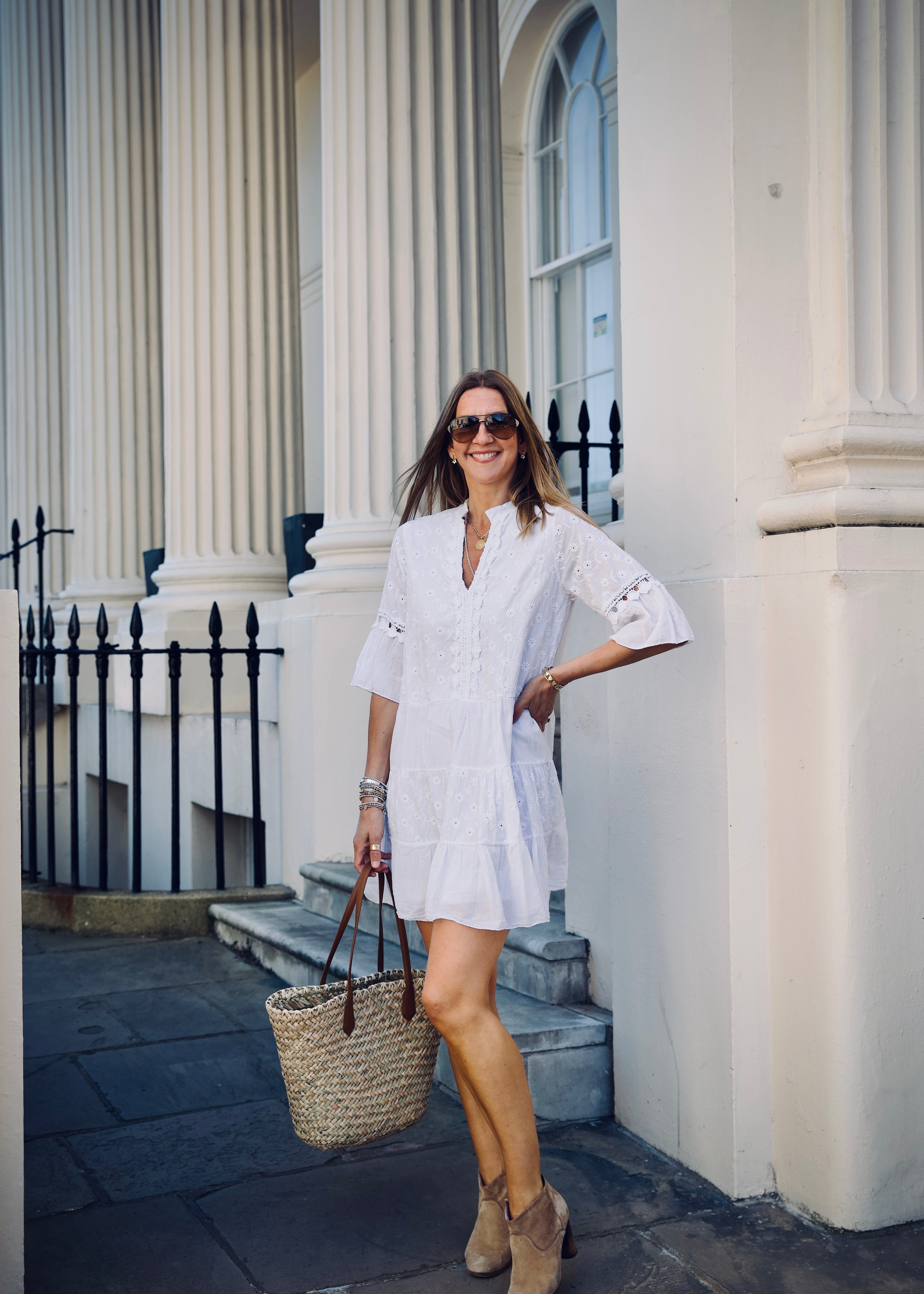 Crete Dress White