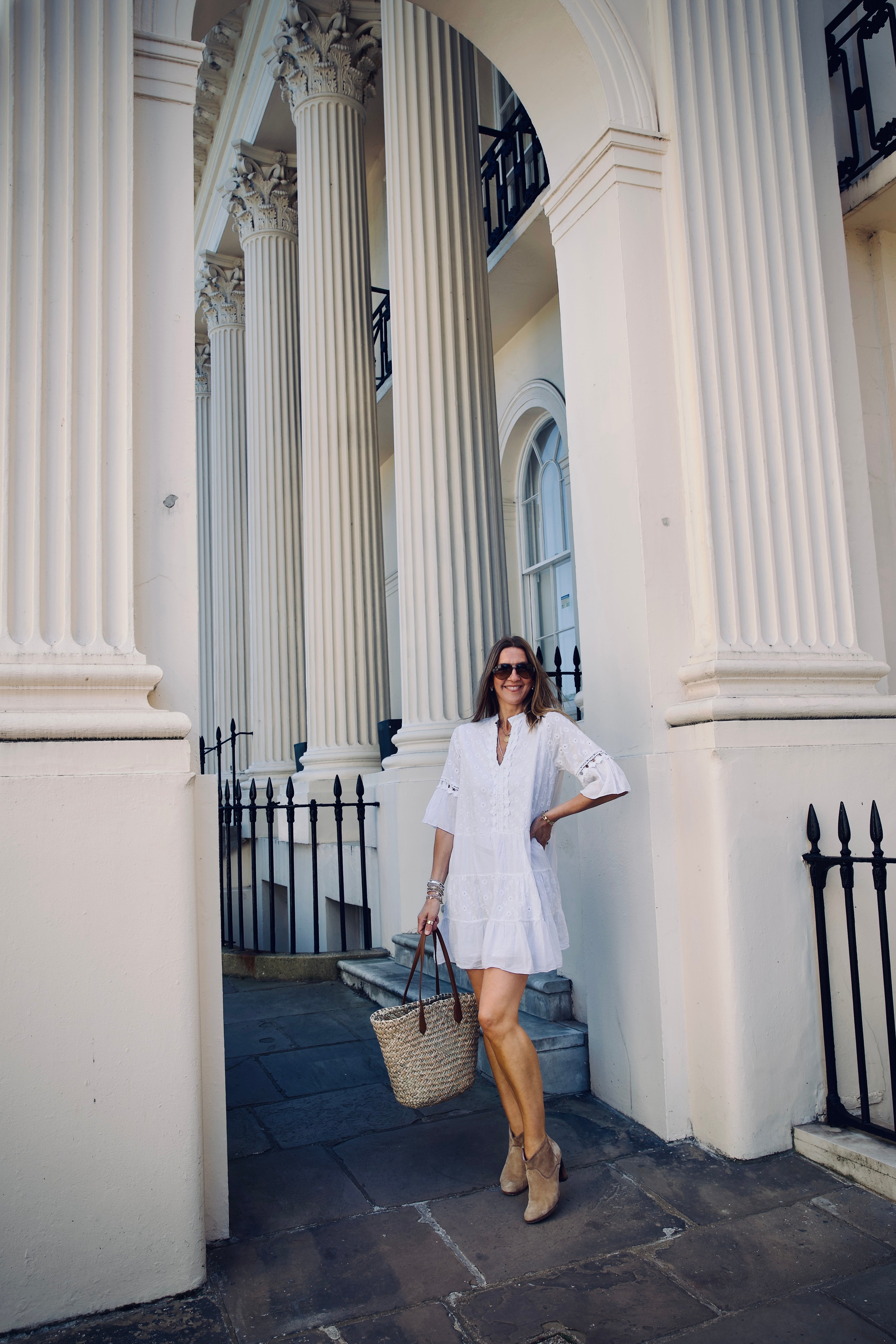 Crete Dress White