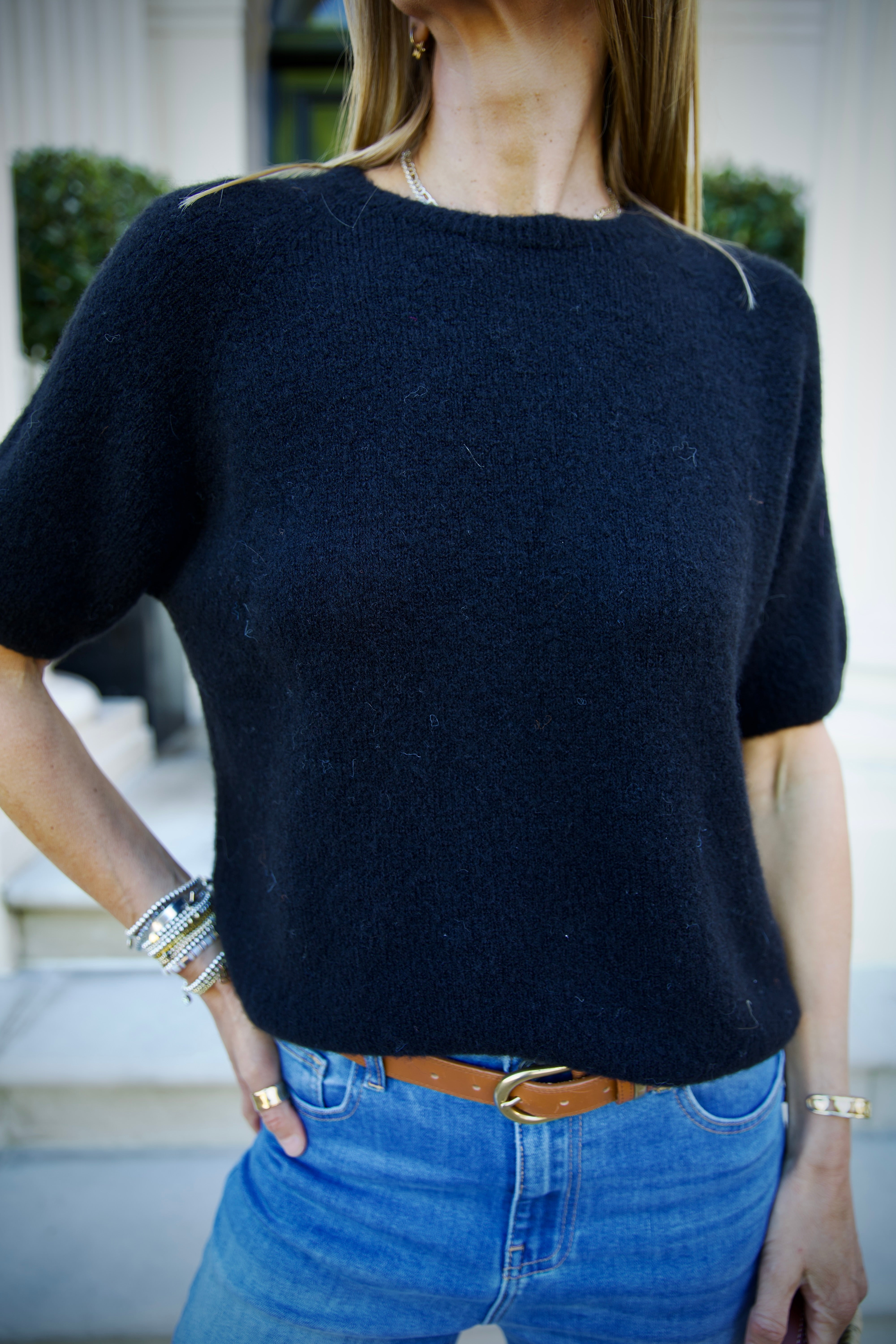 Corfu Alpaca Knit Black