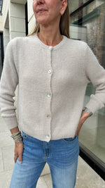 Mahon Alpaca Cardigan Stone