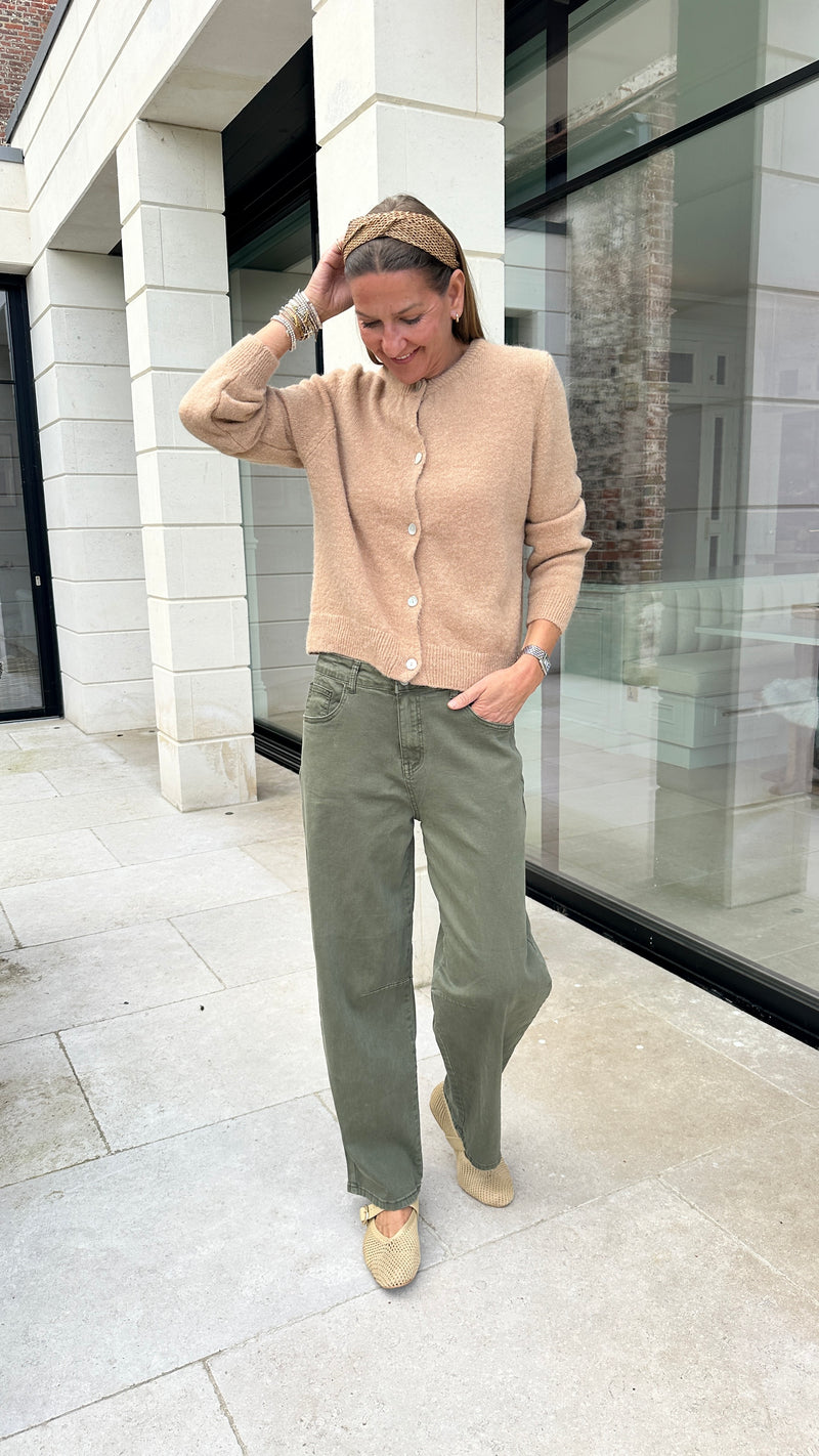 Mahon Alpaca Cardigan Camel