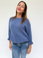 Harriet Alpaca Knit Denim Blue