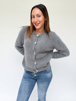 Clara Alpaca Cardigan Grey