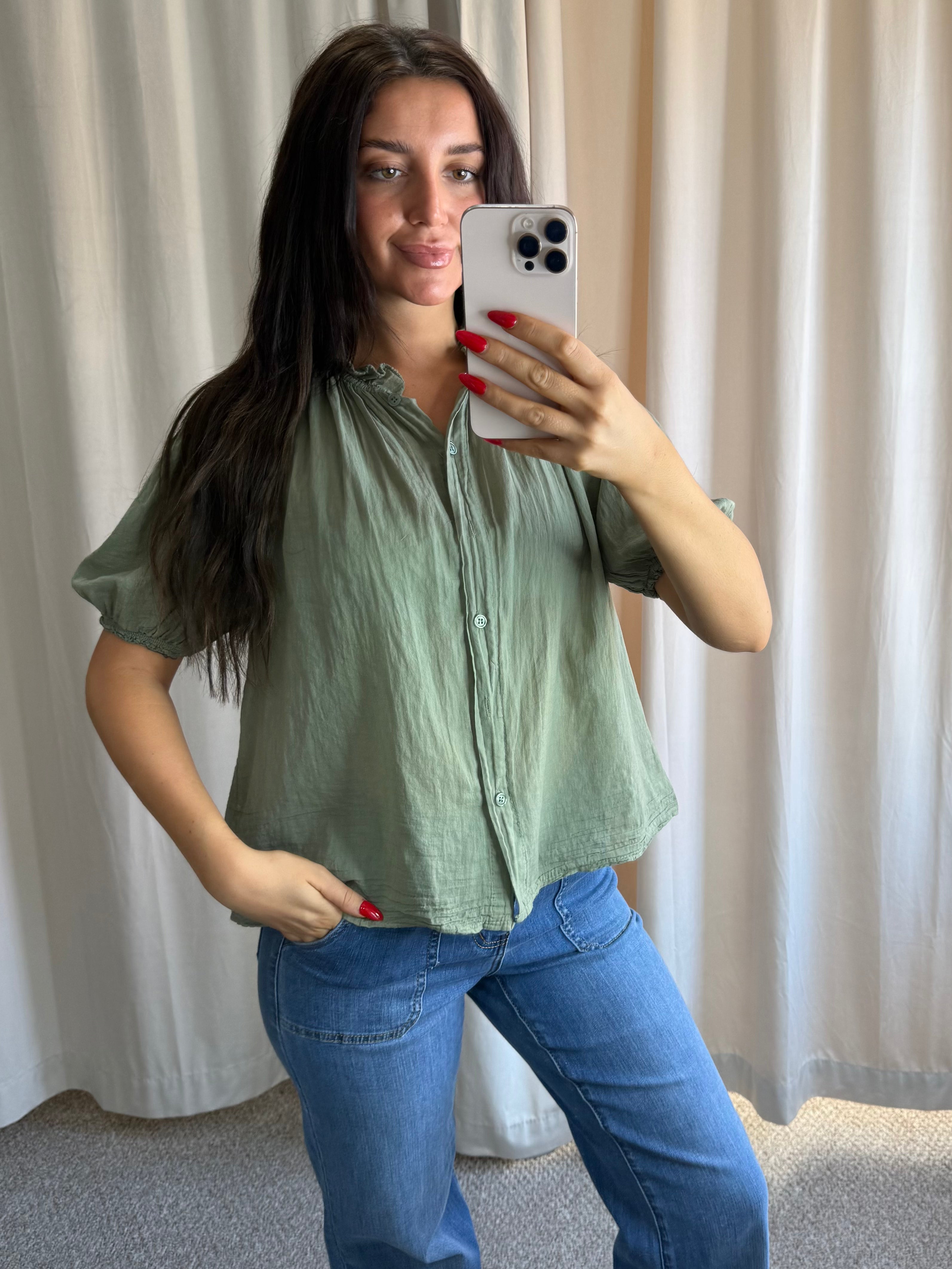 Coco Blouse Khaki