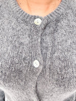Clara Alpaca Cardigan Grey
