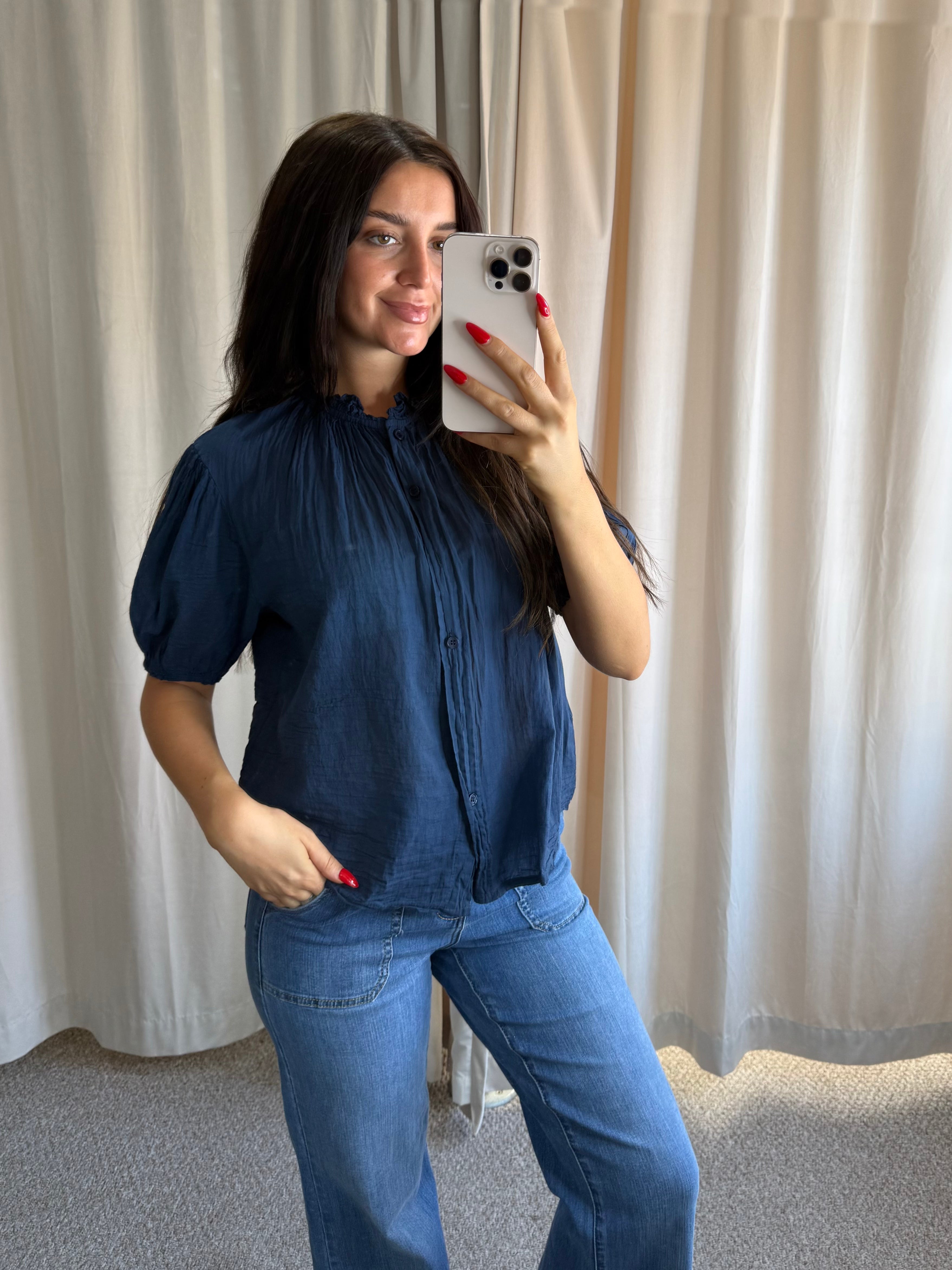 Coco Blouse Navy
