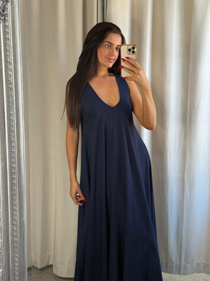 Sandy Dress Navy