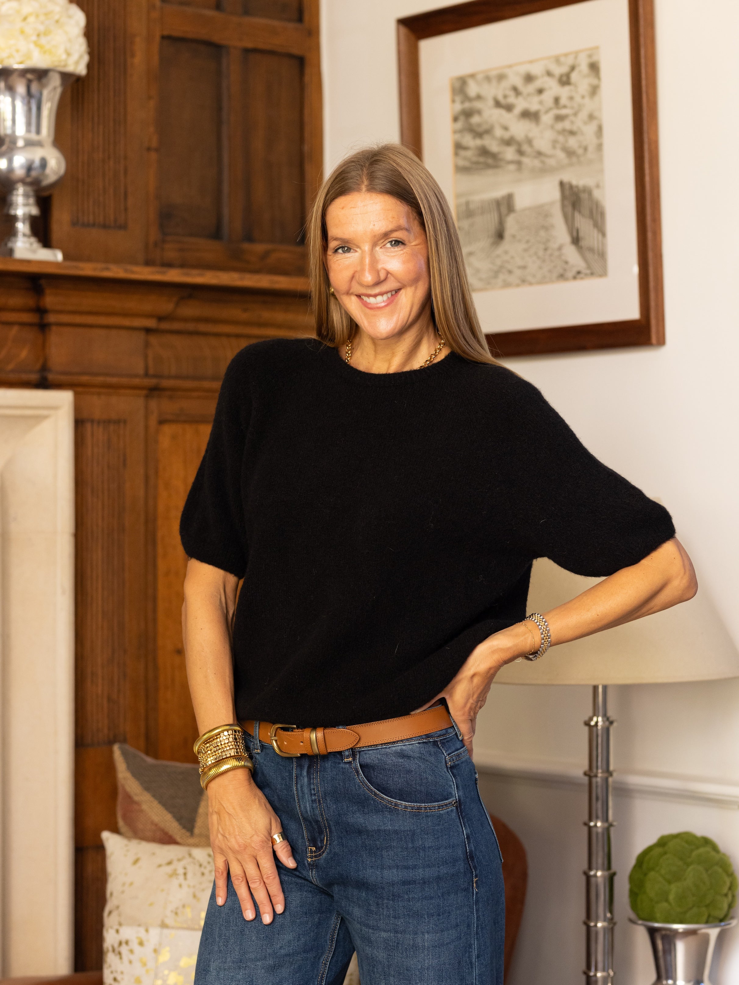 Lynne Alpaca Knit Black