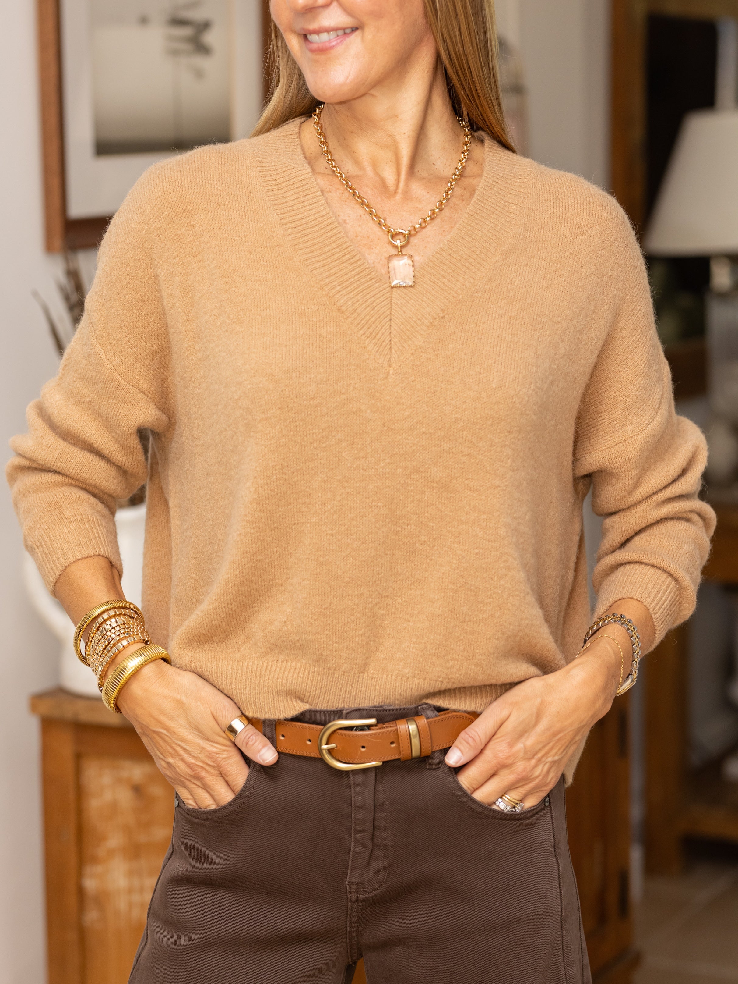 Emily Knit Camel