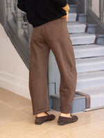Bea Barrel Leg Jeans Chocolate