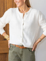 Nicky Alpaca Cardigan Ivory