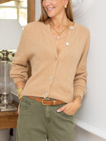Nicky Alpaca Cardigan Camel