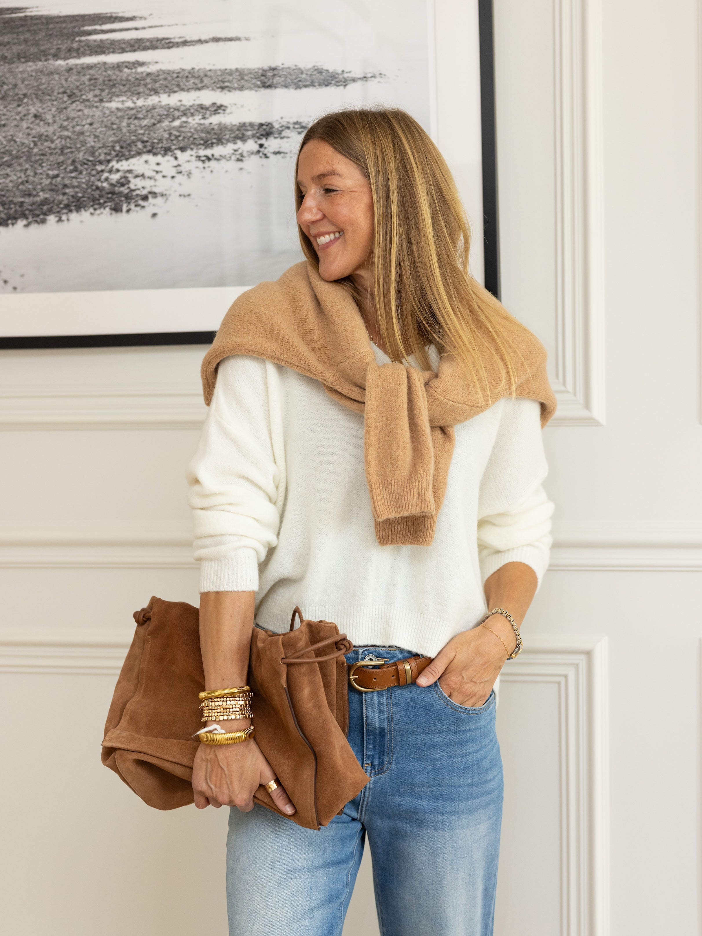Emily Knit Ivory