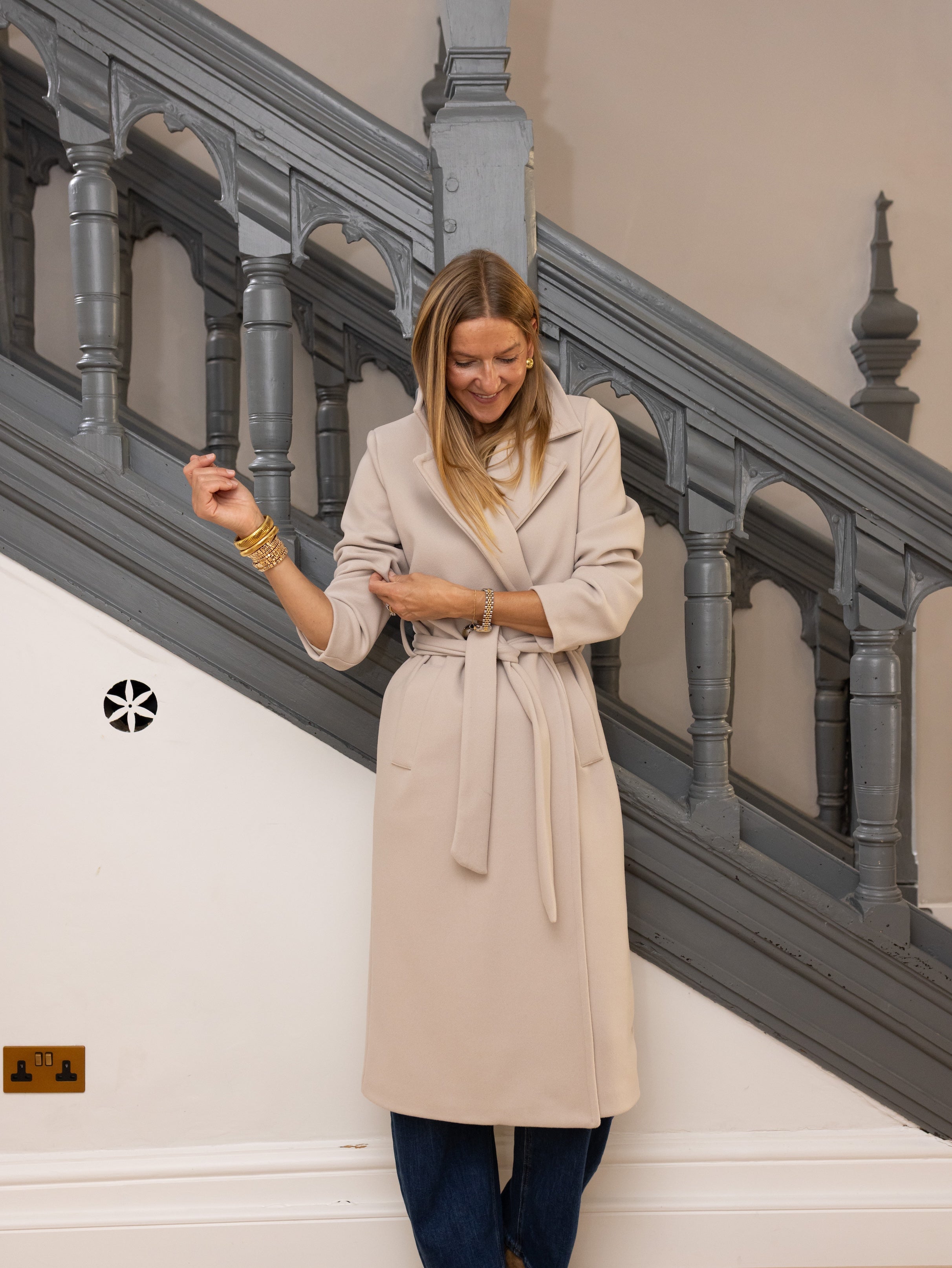 Biba Wool Coat Stone
