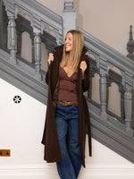 Biba Wool Coat Chocolate