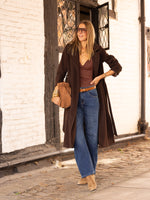 Biba Wool Coat Chocolate