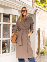 Biba Wool Coat Taupe