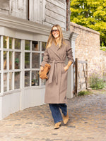 Biba Wool Coat Taupe