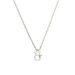 Ashiana Minnie Silver Star Clasp Chain