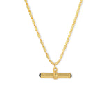 Ashiana Como Iolite T-bar Necklace