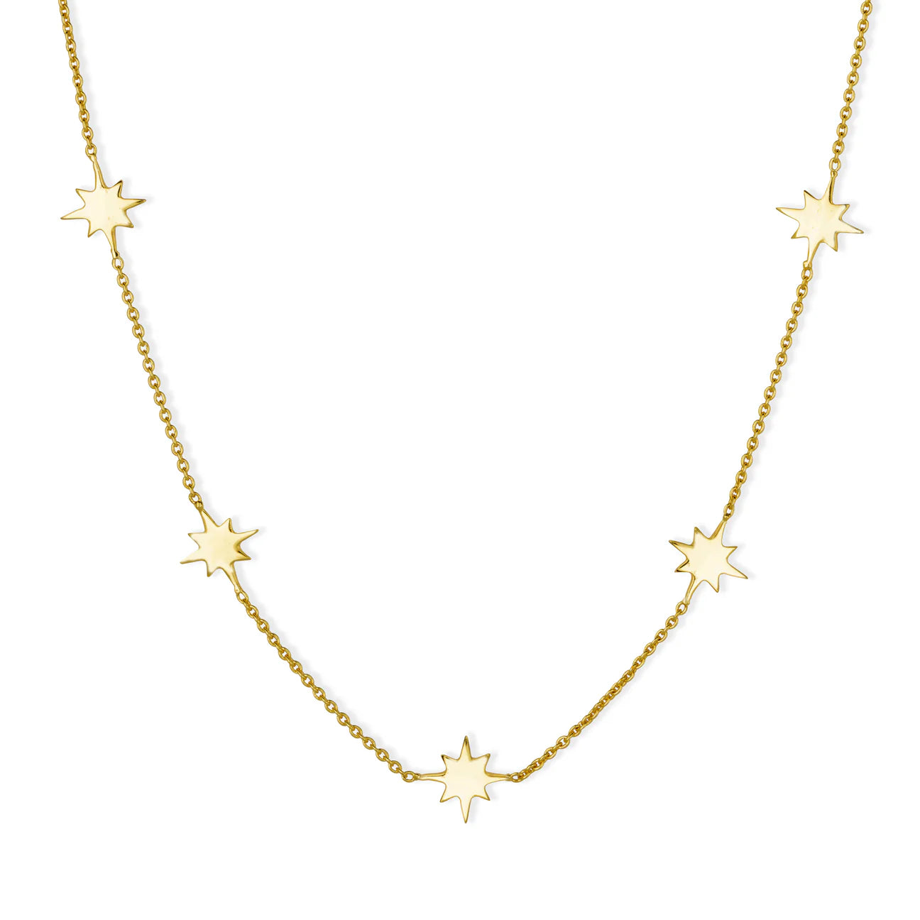 Ashiana Sara Gold Star Necklace
