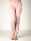 Melly & Co Pink 4 Button Hole Detail Jeans