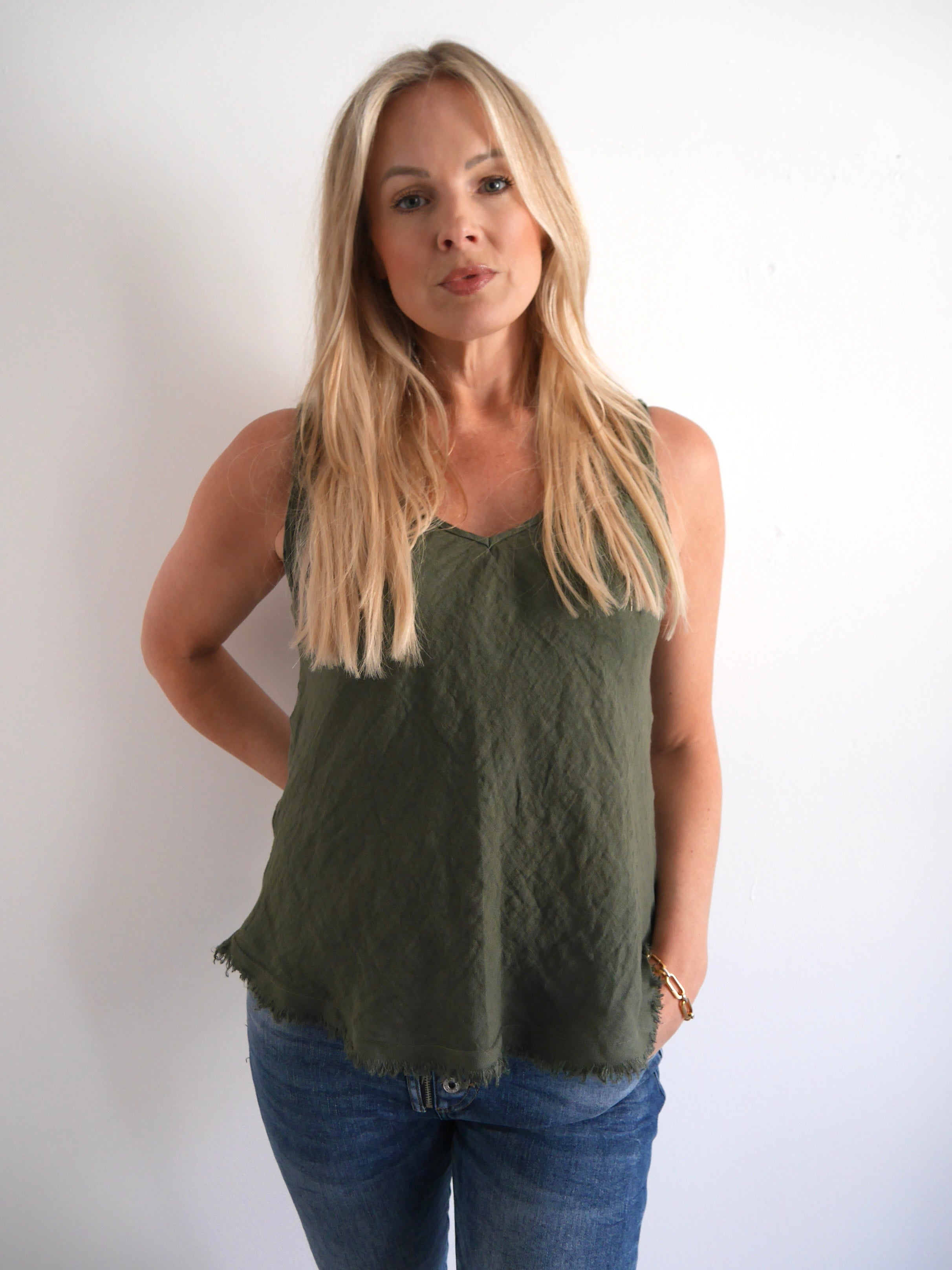 Hetty Vest Khaki