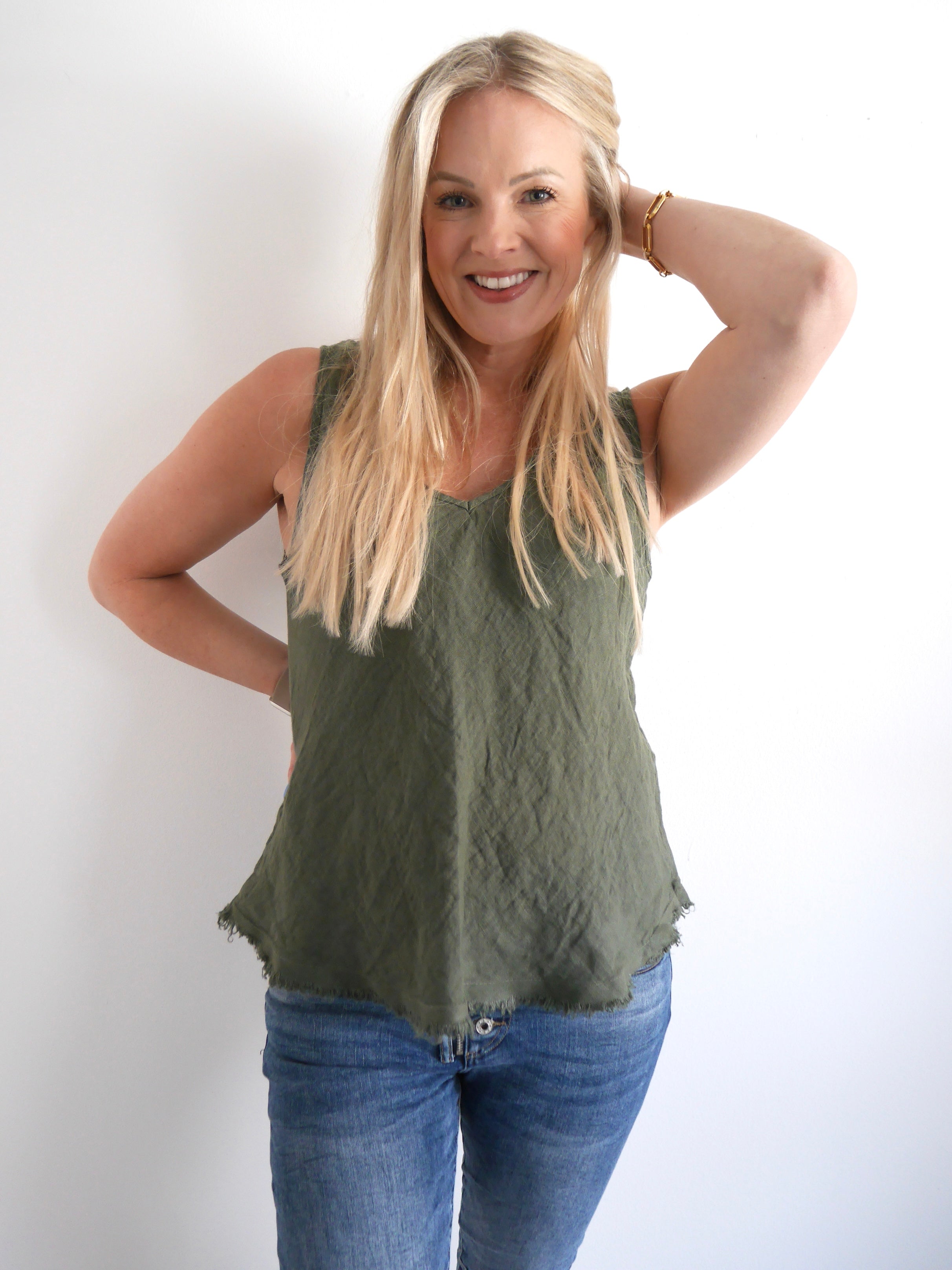 Hetty Vest Khaki