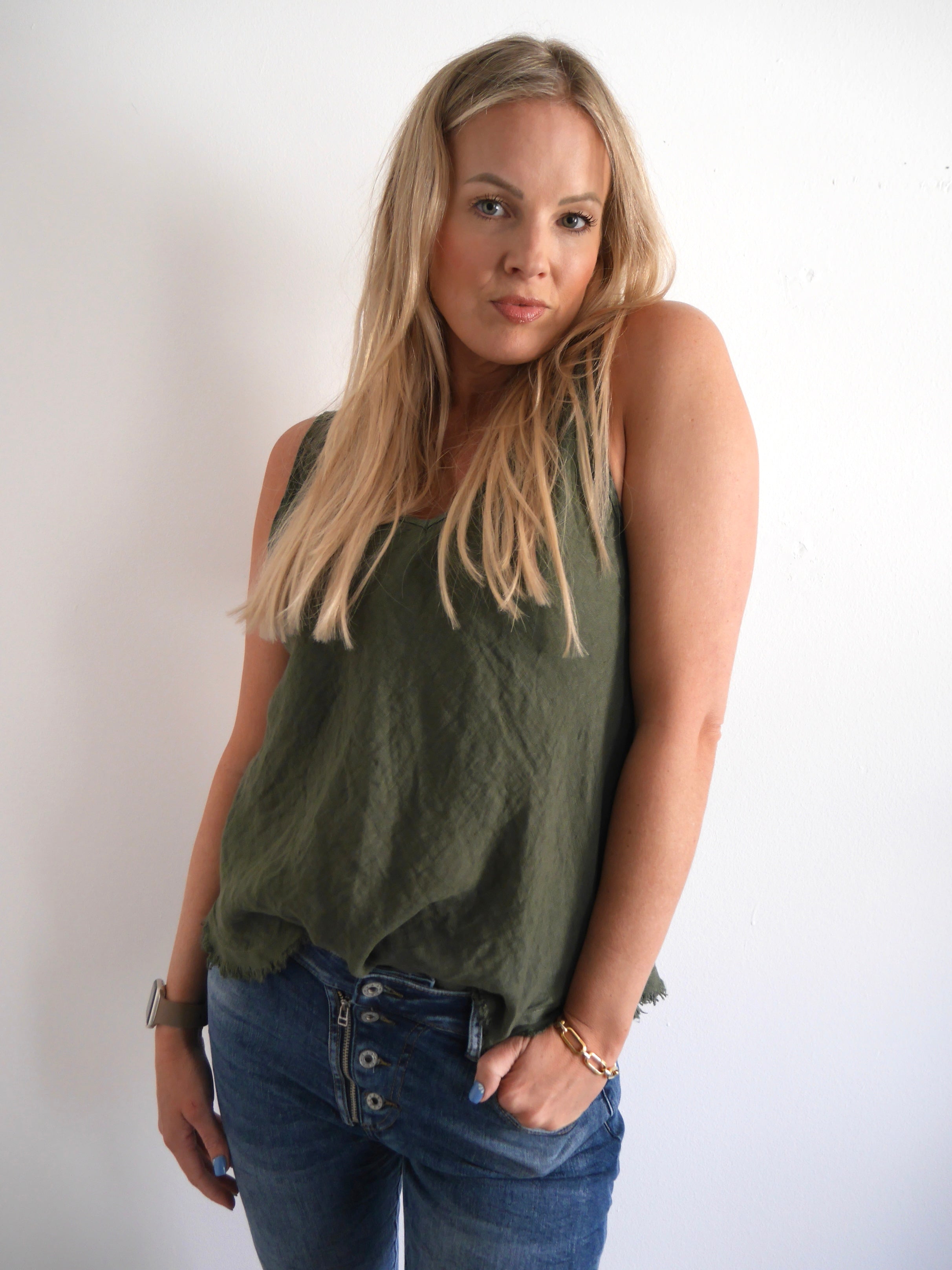 Hetty Vest Khaki