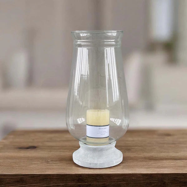 Biggie Best Large Cement Glass Hurricane