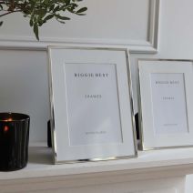 Biggie Best Thin Boarder Silver Frame 5x7