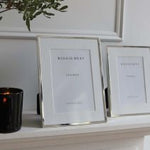 Biggie Best Thin Boarder Silver Frame 5x7