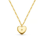 Orelia Crystal Heart Locket Necklace