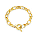 Orelia Oval Link T-Bar Bracelet