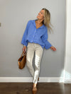 Ava Blouse French Blue