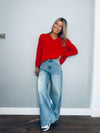 Sadie Knit Tomato Red