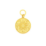 Ashiana Sun Compass Gold Charm