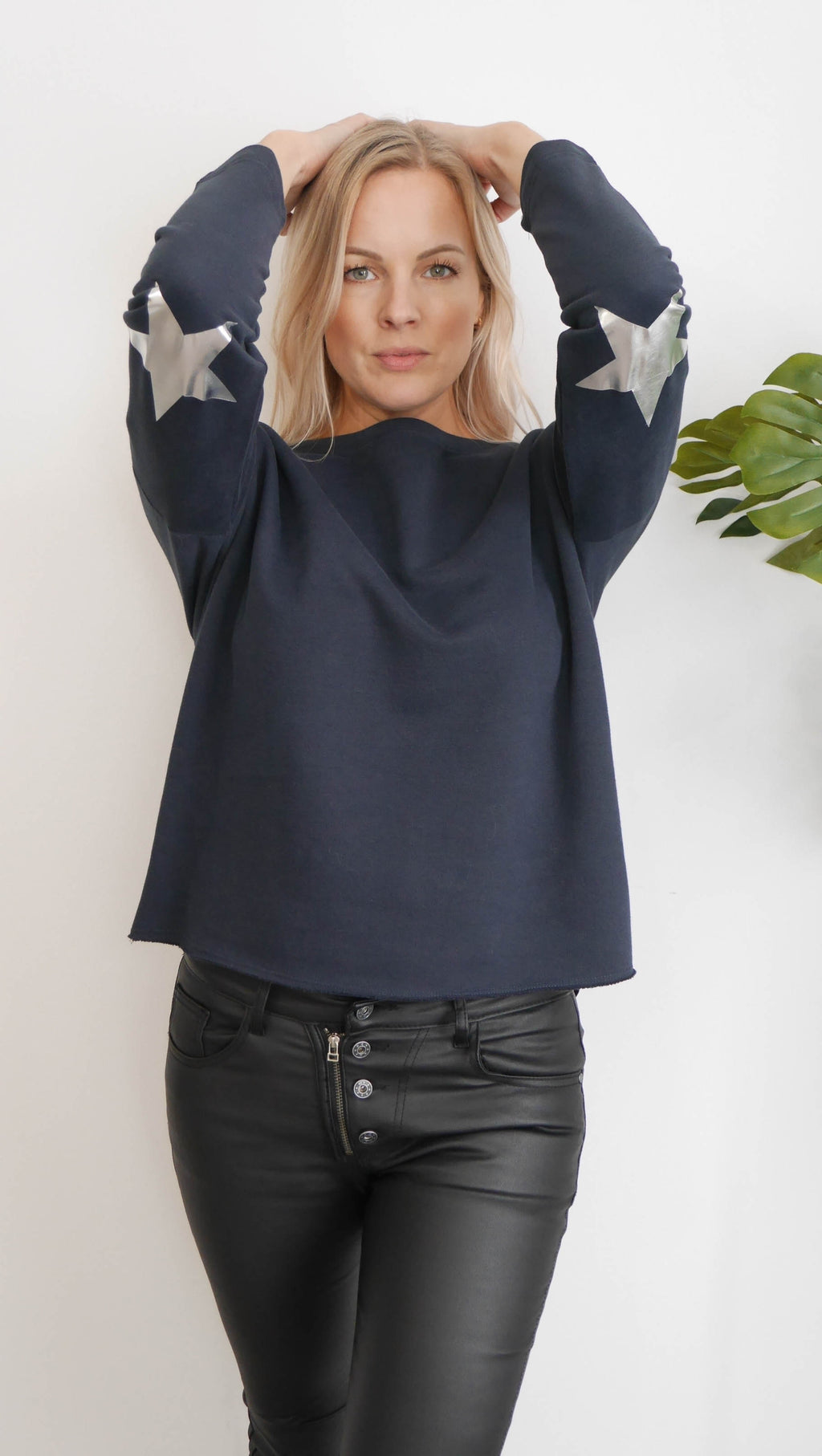 Navy Elbow Stars