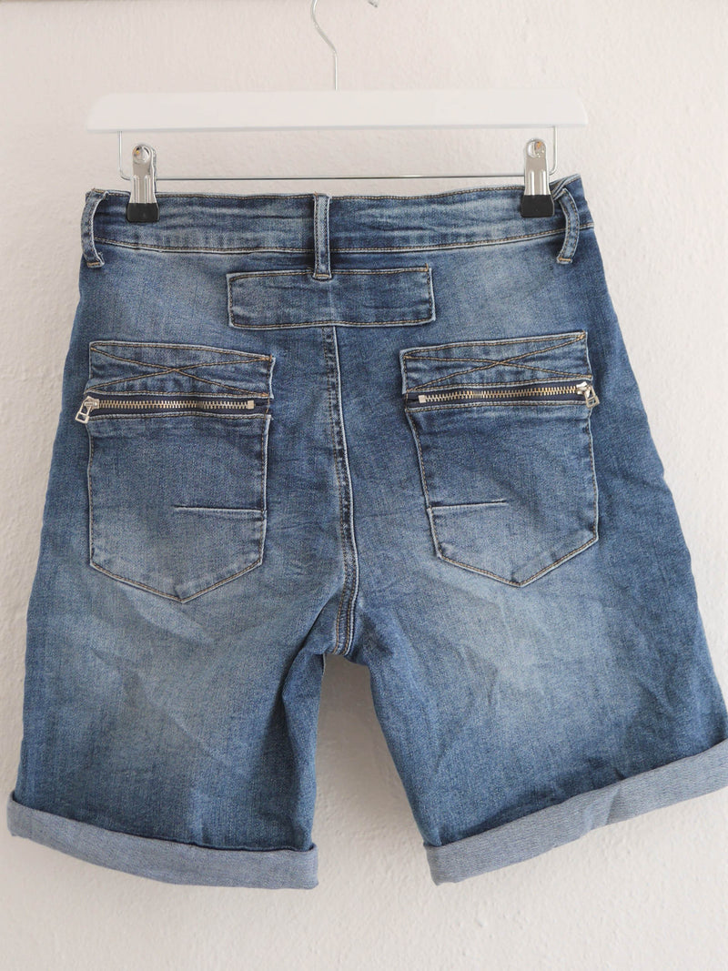 Melly & Co Denim 4 Button Shorts