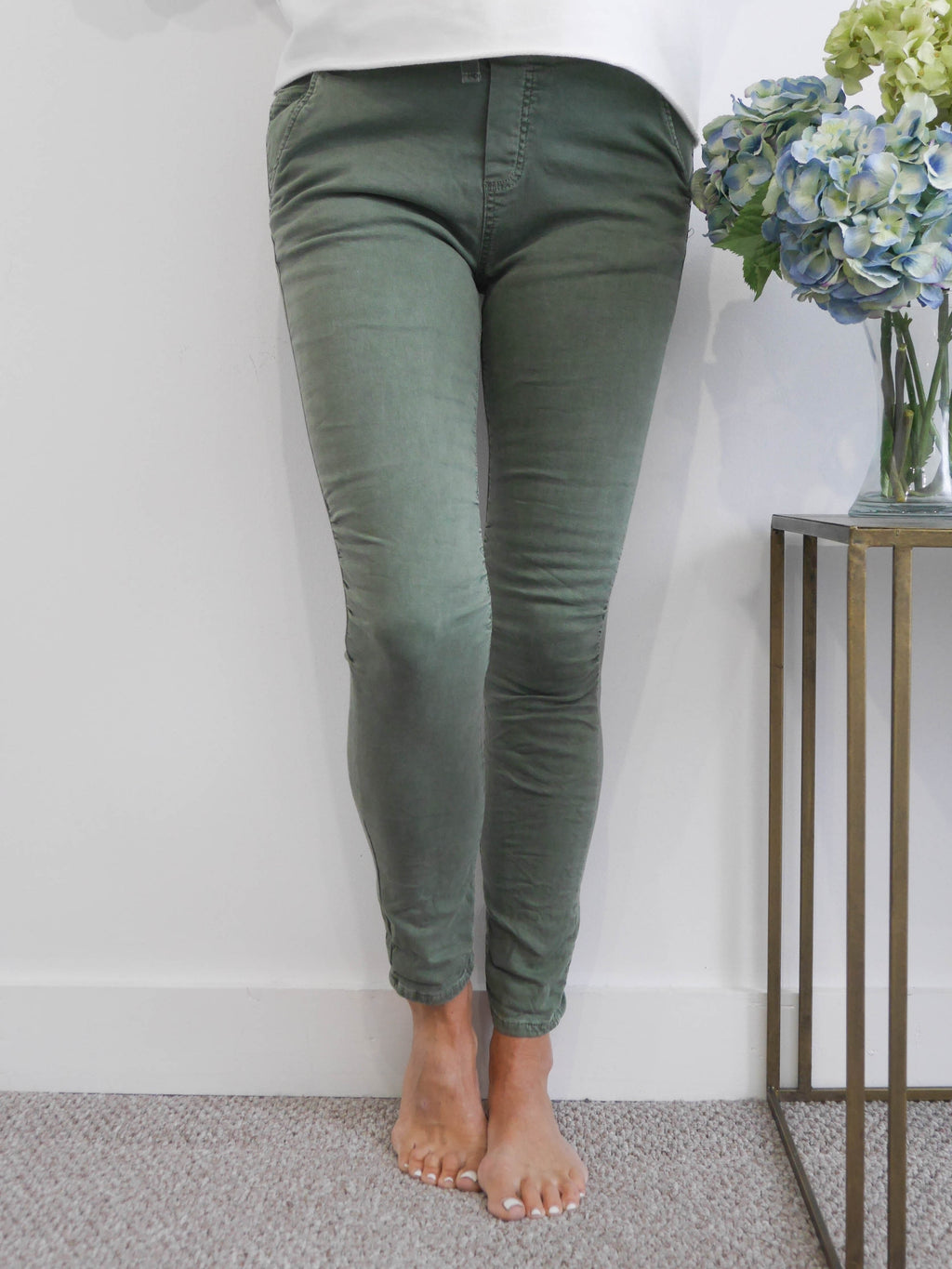 Melly & Co Khaki Drawstring Jeans/Joggers